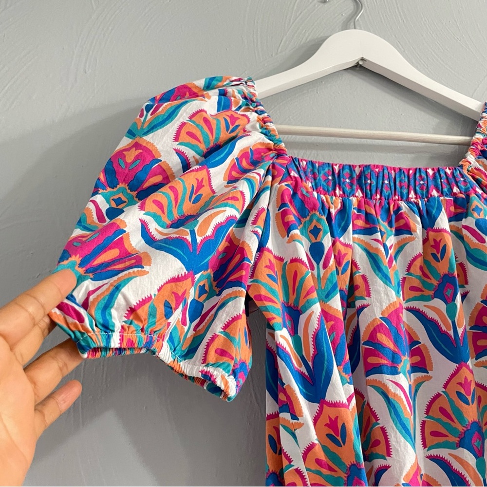 Printfresh Margot Square Neck Blouse In Multicolo… - image 5